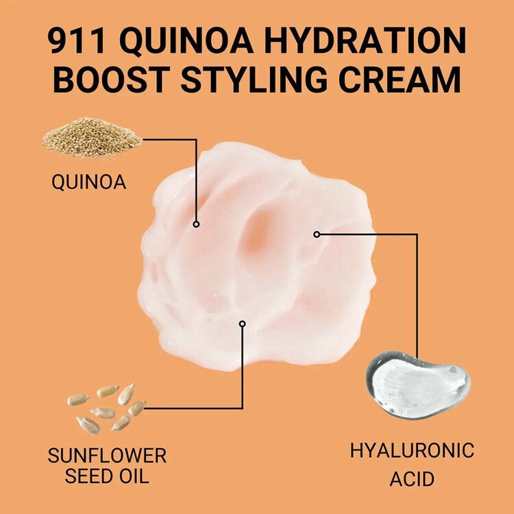 BIOTOP PROFESSIONAL 911 Quinoa | Crème Coiffante Booster d'Hydratation