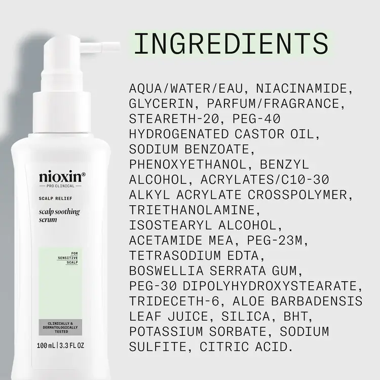 NIOXIN Pro Clinical Scalp Relief | Sérum Apaisant – Cuir Chevelu Sensible