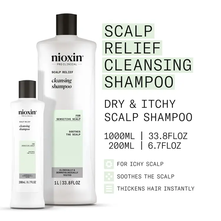 NIOXIN Pro Clinical Scalp Relief | Shampooing Purifiant – Cuir Chevelu Sensible