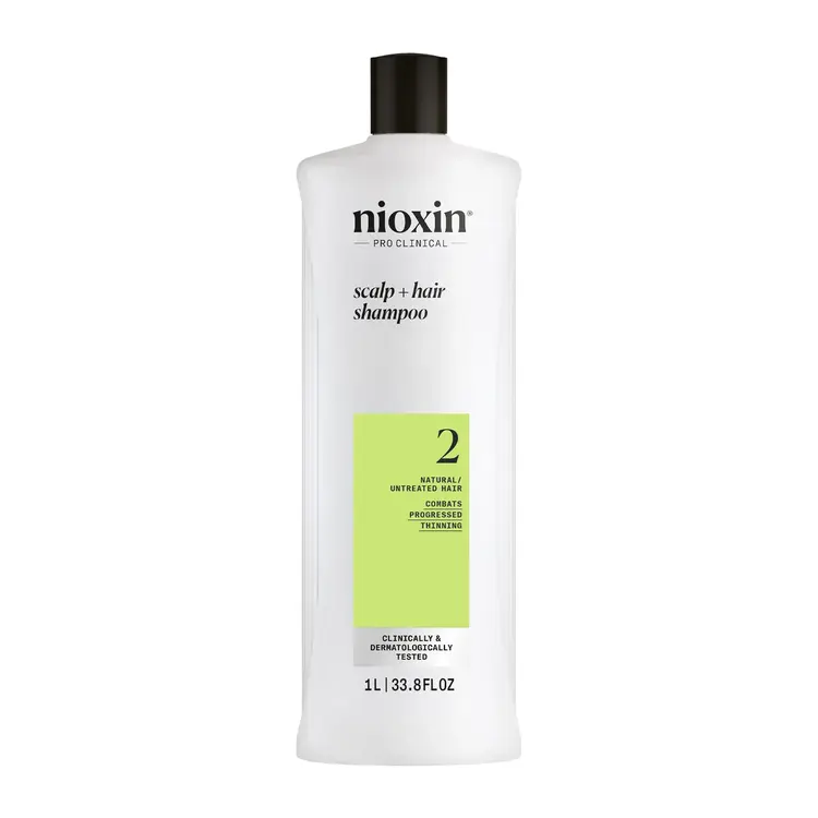 NIOXIN Pro Clinical Système 2 | Shampooing – Cheveux Naturels avec Chute Avancée