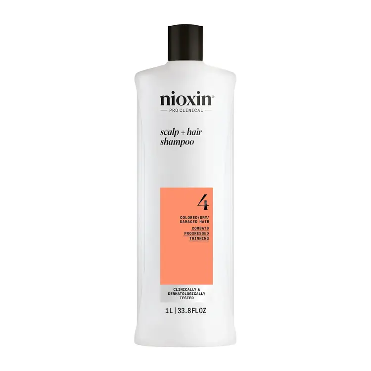 NIOXIN Pro Clinical Système 4 | Shampooing – Cheveux Colorés avec Chute Avancée