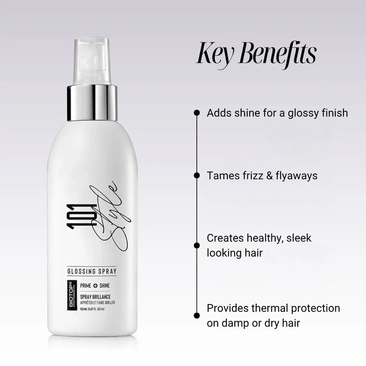 BIOTOP PROFESSIONAL 101 Create | Style | Glossing Spray - Lightweight Finishing Shine Spray