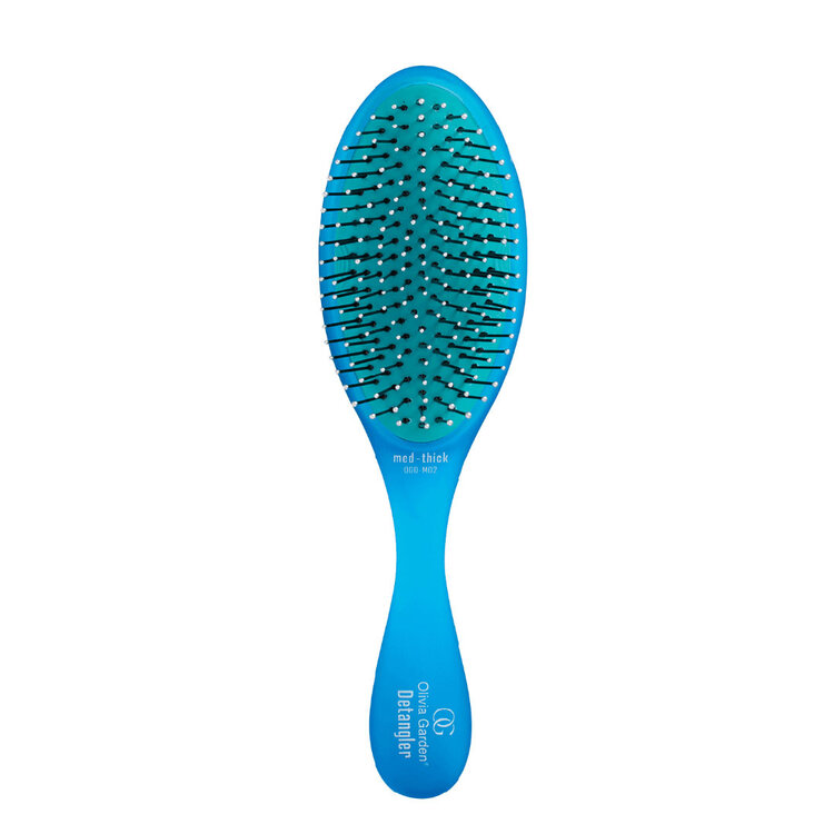 OLIVIA GARDEN Detangler | Detangling Brush for Medium to Thick Hair – Powerful and gentle detangling without breaking