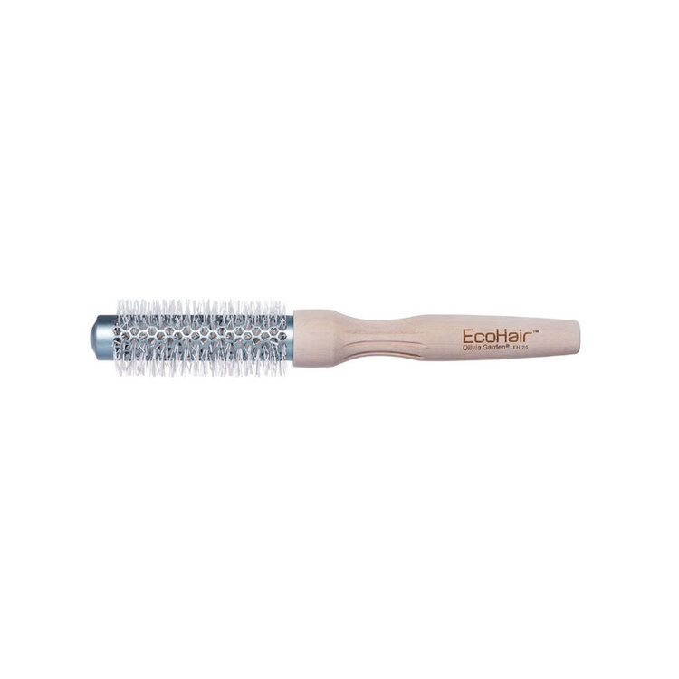 OLIVIA GARDEN Ecohair | Thermal | Brosse en Bambou Écologique Poils Ioniques – Coiffage thermique et brillance naturelle