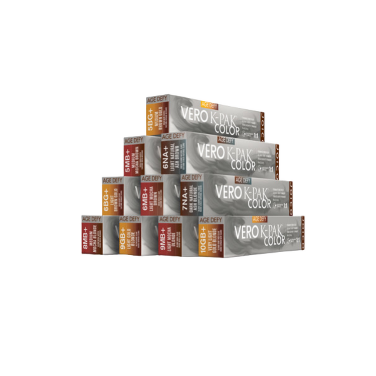 JOICO Vero K-Pak Color | Joico Age Defy Permanent Cream Hair Color - Advanced Gray Coverage