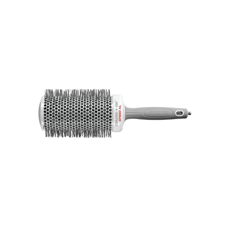 OLIVIA GARDEN Ceramic + Ion | Speed XL | Extra-Long Head Brush – Faster Blow-Dry Styling