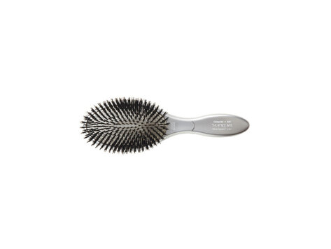 OLIVIA GARDEN Ceramic + Ion | Supreme & Styler | Brosse Ovale Poils 100% Sanglier - CISP-CO