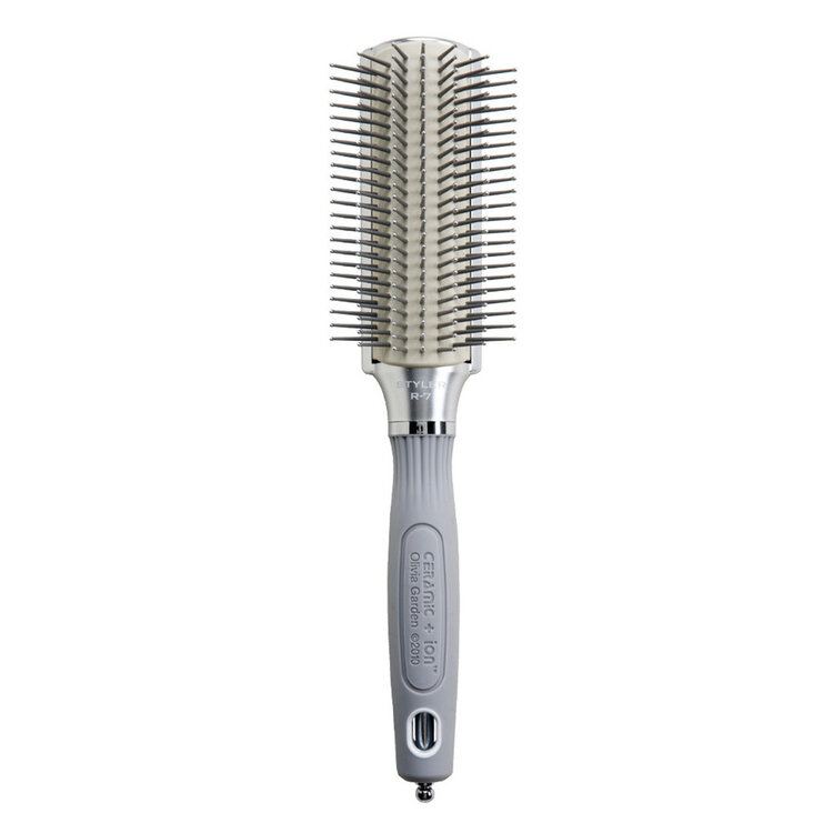 OLIVIA GARDEN Ceramic + Ion | Supreme & Styler | 7 Row Brush - CISTL-R7