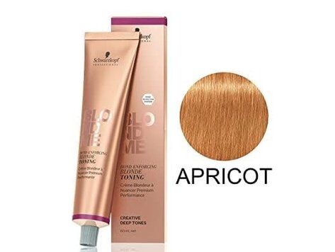 SCHWARZKOPF Schwarzkopf - BLONDME . TECHNIQUE . DEEP TONING | Crème Blondeur à Nuancer / Neutralize Base 5-8 (60ml/2.02oz) - ***T- Abricot / T- Apricot