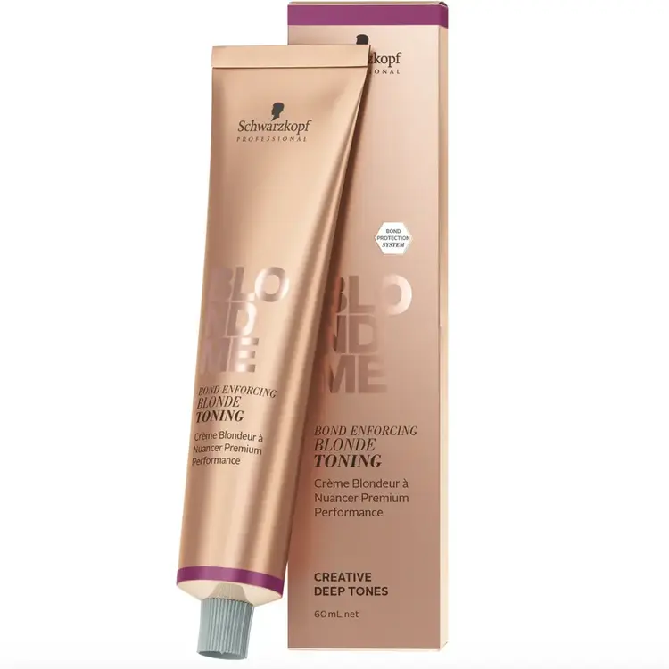 SCHWARZKOPF Schwarzkopf - BLONDME . TECHNIQUE . PASTEL TONING | Crème Blondeur à Nuancer / Neutralize Base 8-10 (60ml/2.02oz) - ***T- Caramel
