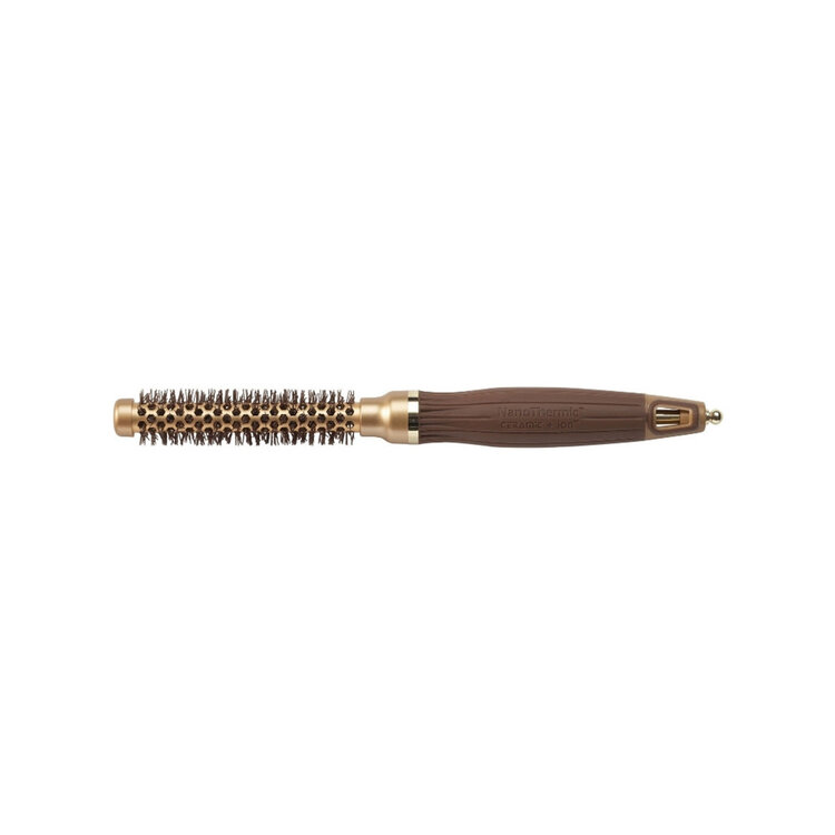 OLIVIA GARDEN Nanothermic | Ceramic + Ion | Round Tourmaline and Ceramic Brush