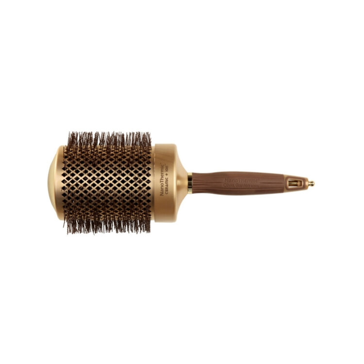 OLIVIA GARDEN Nanothermic | Ceramic + Ion | Round Tourmaline and Ceramic Brush