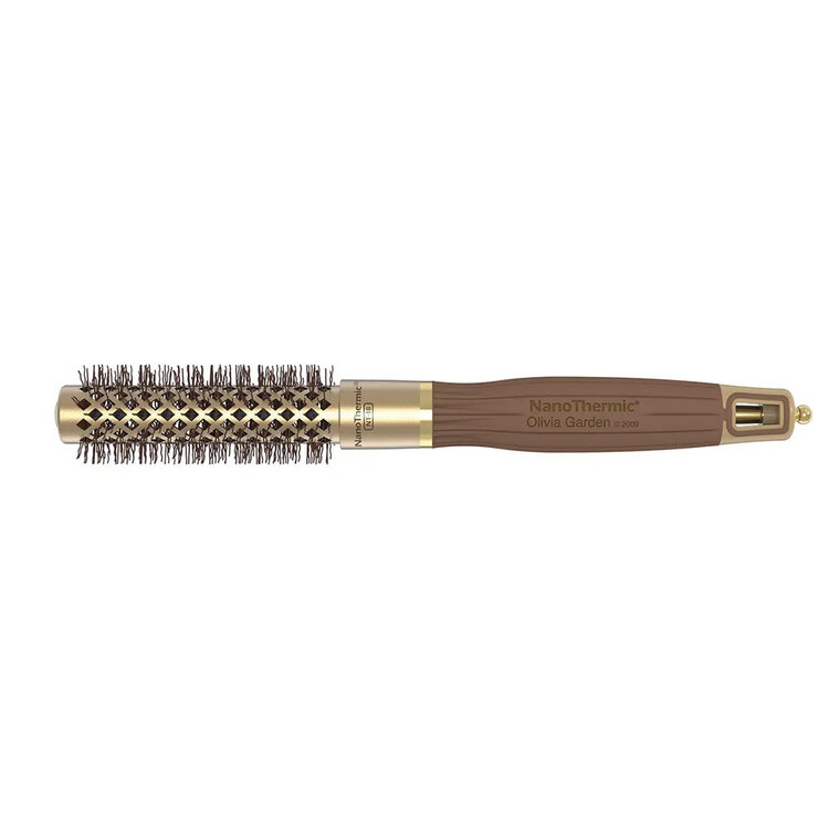 OLIVIA GARDEN Nanothermic | Ceramic + Ion | Round Tourmaline and Ceramic Brush