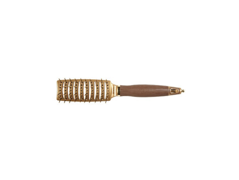 OLIVIA GARDEN Nanothermic | Ceramic + Ion | Fanned Styling Brush - NT-VTS