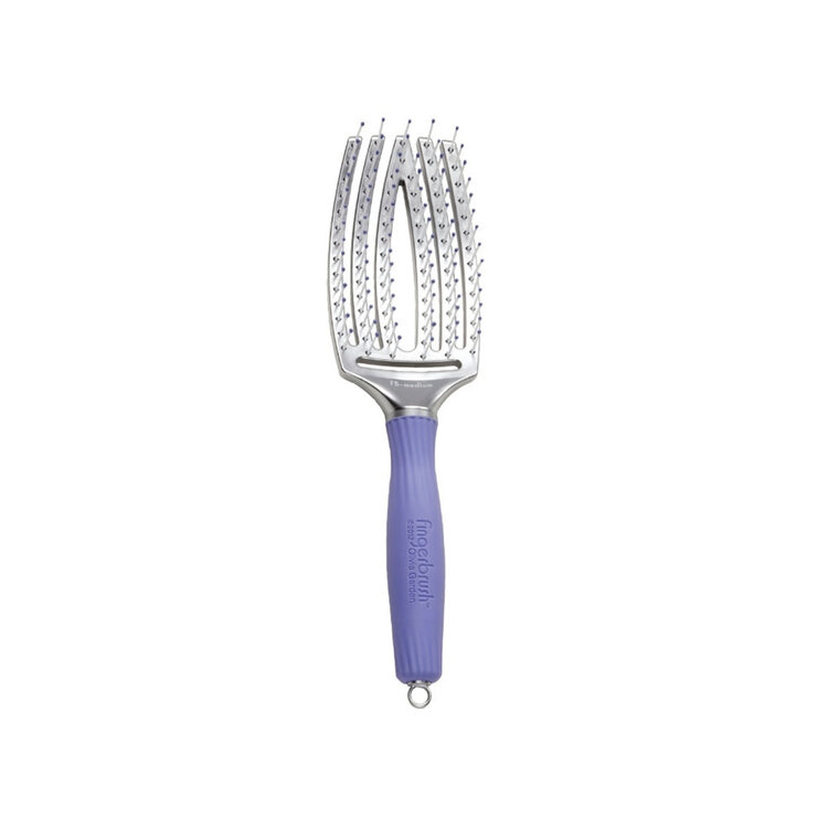 OLIVIA GARDEN Fingerbrush | Curved and Ventilated Paddle Brush