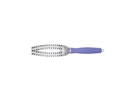 OLIVIA GARDEN Fingerbrush | Brosse Paddle Courbée et Ventilée Poils Ioniques et Sanglier