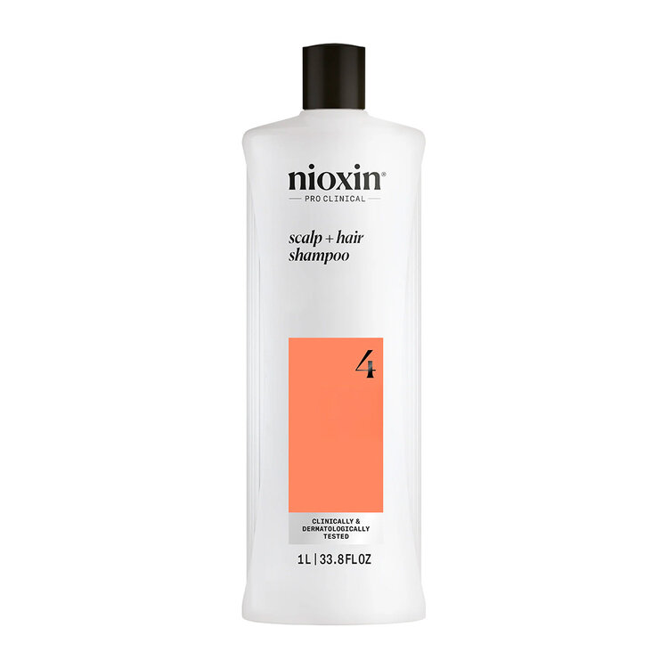 NIOXIN Pro Clinical Système 4 | Shampooing – Cheveux Colorés avec Chute Avancée