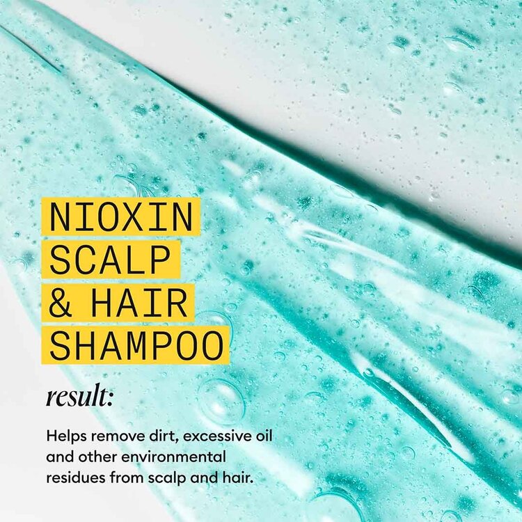 NIOXIN Pro Clinical Système 1 | Shampooing – Cheveux Naturels Légèrement Clairsemés
