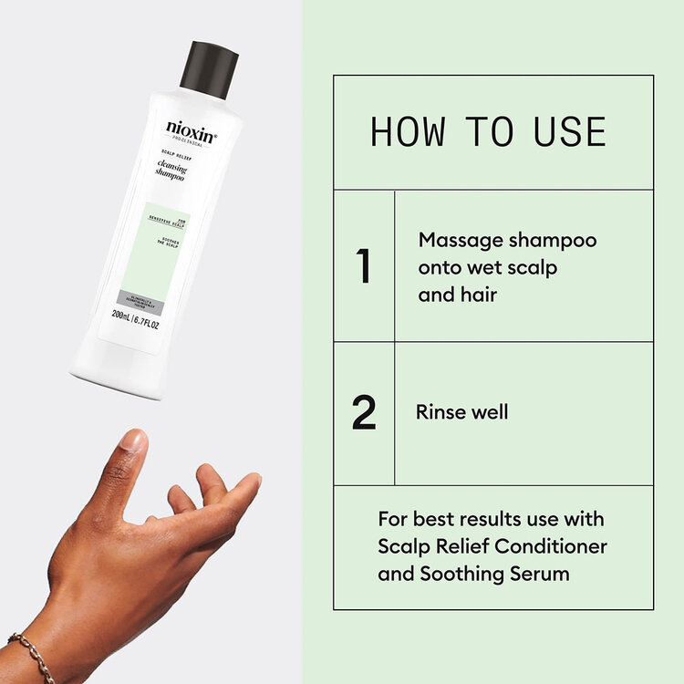 NIOXIN Pro Clinical Scalp Relief | Shampooing Purifiant – Cuir Chevelu Sensible