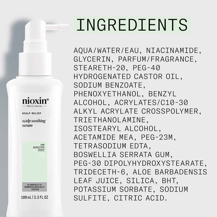 NIOXIN Pro Clinical Scalp Relief | Sérum Apaisant – Cuir Chevelu Sensible
