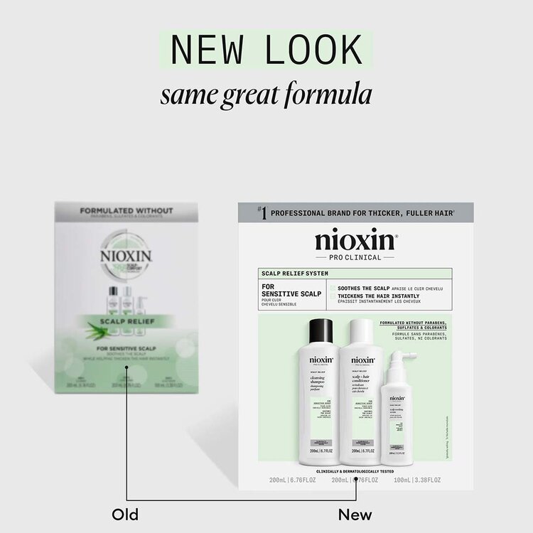 NIOXIN Pro Clinical Scalp Relief | Starter Kit – For Sensitive Scalp