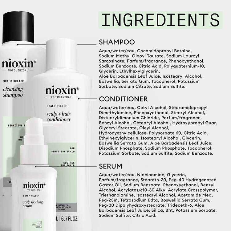 NIOXIN Pro Clinical Scalp Relief | Trousse de Départ – Cuir Chevelu Sensible