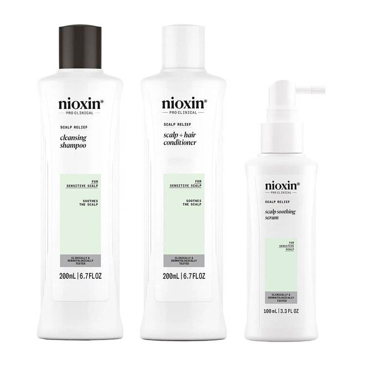 NIOXIN Pro Clinical Scalp Relief | Starter Kit – For Sensitive Scalp