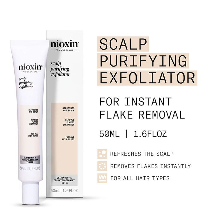 NIOXIN Pro Clinical Scalp | Exfoliant Purifiant – Nettoie et Purifie le Cuir Chevelu