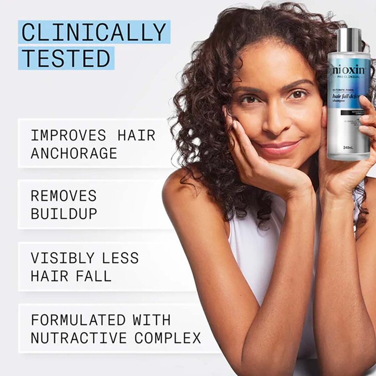 NIOXIN Pro Clinical Hair Fall Defense | Shampooing Renforçateur – Force et Densité des Cheveux