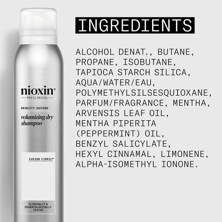 NIOXIN Pro Clinical Density Defend | Volumizing Dry Shampoo – Refreshes and Boosts Volume