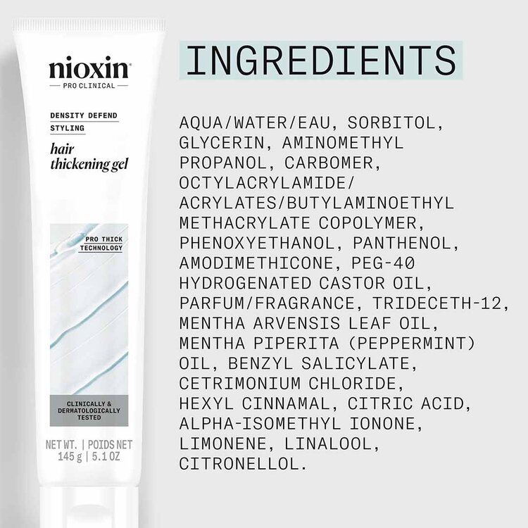 NIOXIN Pro Clinical Density Defend | Gel Épaississant – Tenue et Densité