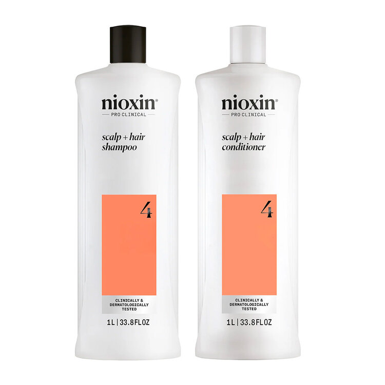 NIOXIN Pro Clinical System 4 | Duo - For Colored Hair with Advanced Thinning