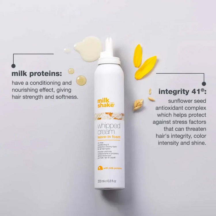 MILK_SHAKE Leave-In | Mousse protéinée sans-rinçage - Hydrate, démêle et renforce les cheveux