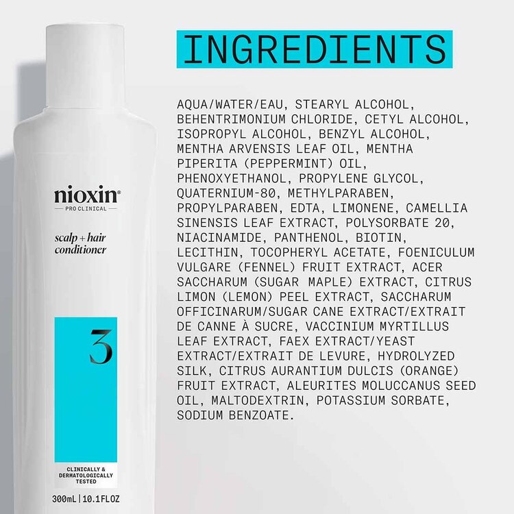 NIOXIN Pro Clinical Système 3 | Duo - Cheveux Colorés Légèrement Clairsemés