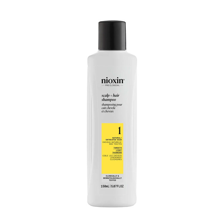 NIOXIN Pro Clinical System 1 | Trial Kit – For Natural Hair with Light Thinning