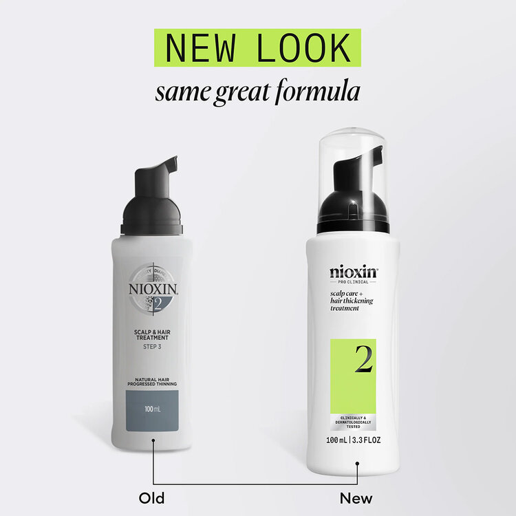 NIOXIN Pro Clinical System 2 | Thickening Treatment – For Natural Hair with Advanced Thinning