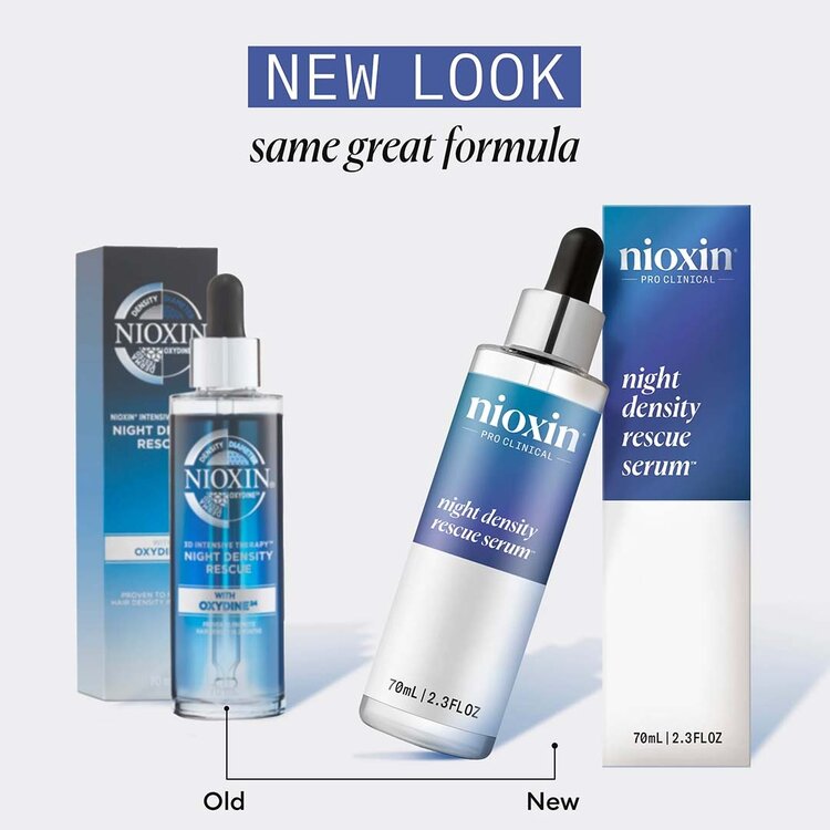 NIOXIN Pro Clinical Night Density Rescue | Sérum – Traitement Intensif de Nuit avec Oxydine