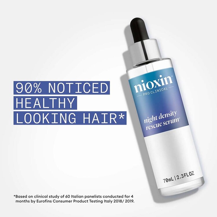 NIOXIN Pro Clinical Night Density Rescue | Serum – Intensive Overnight Treatment with Oxydine