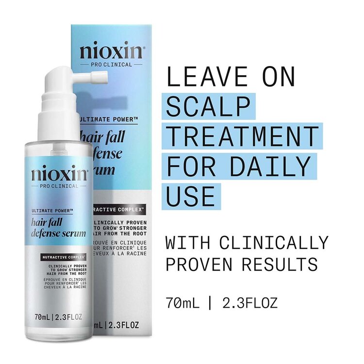 NIOXIN Pro Clinical Hair Fall Defense | Serum – Daily Intensive Hair Loss Treatment