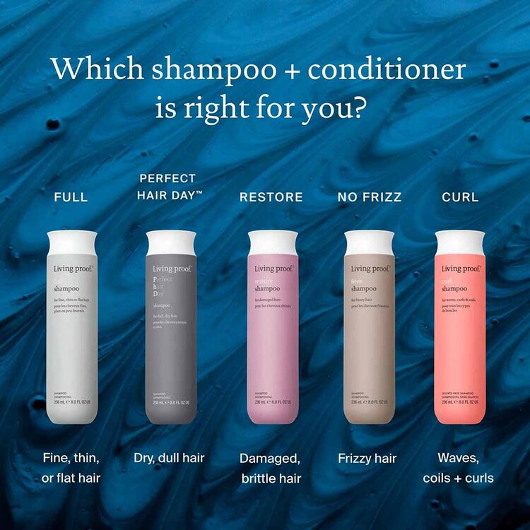 LIVING PROOF Restore | Shampooing – Nettoie et Répare les Cheveux Abîmés