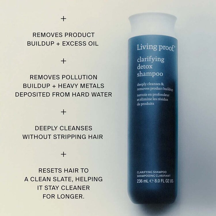LIVING PROOF Clarifying Detox | Shampooing Clarifiant Purifiant et Détoxifiant