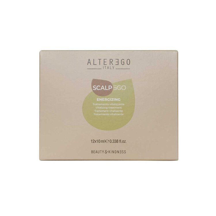 ALTER EGO Scalpego | Energizing | Vitalizing Treatment (12 x 10ml) - Anti-hair loss scalp stimulation care