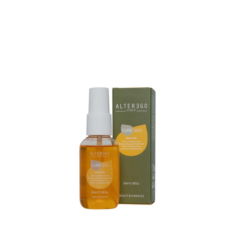 ALTER EGO Curego | Silk Oil | Huile Revitalisante - Nutrition intense et brillance soyeuse sans alourdir