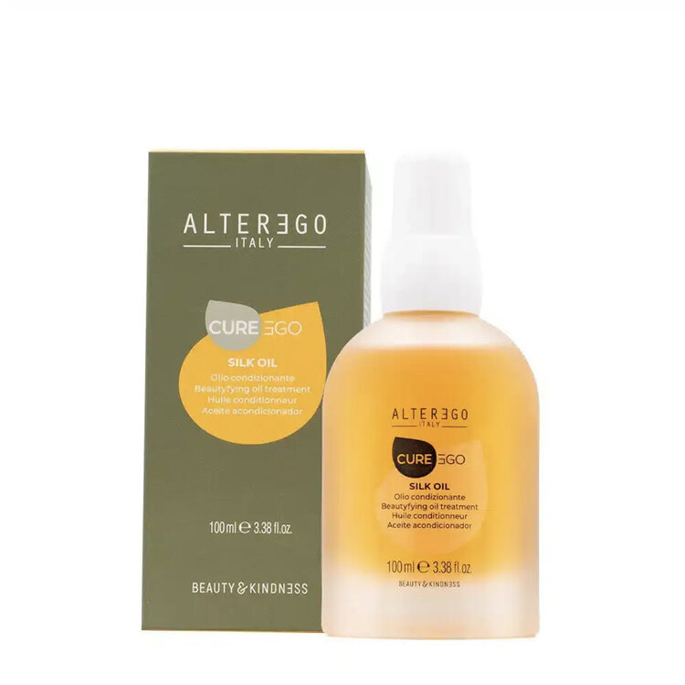 ALTER EGO Curego | Silk Oil | Huile Revitalisante - Nutrition intense et brillance soyeuse sans alourdir