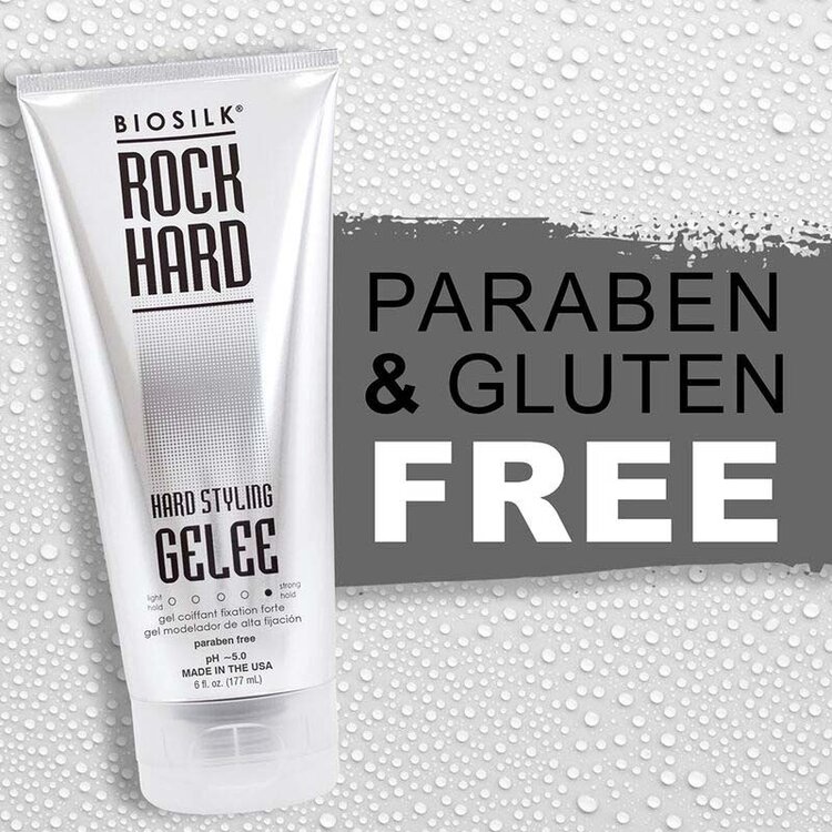 BIOSILK Rock Hard | Gelée Coiffante - Fixation extrême et contrôle longue durée