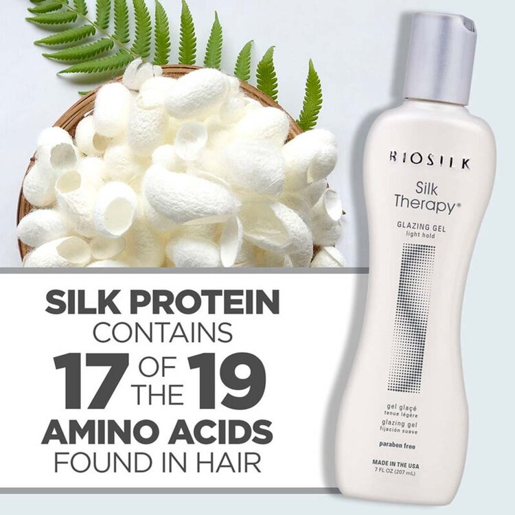 BIOSILK Silk Therapy | Glazing Gel - Fixation légère et brillance naturelle