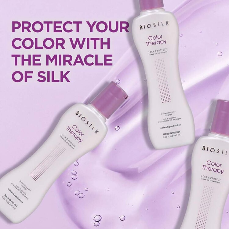 BIOSILK Color Therapy | Lock & Protect - Protège la couleur et hydrate sans alourdir