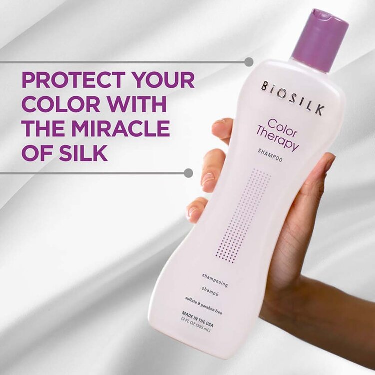 BIOSILK Color Therapy | Shampooing - Nettoie en douceur et protège la couleur