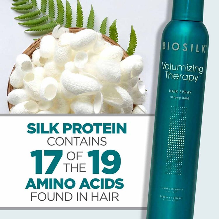 BIOSILK Volumizing Therapy | Hair Spray Strong Hold - Fixation forte et volume durable