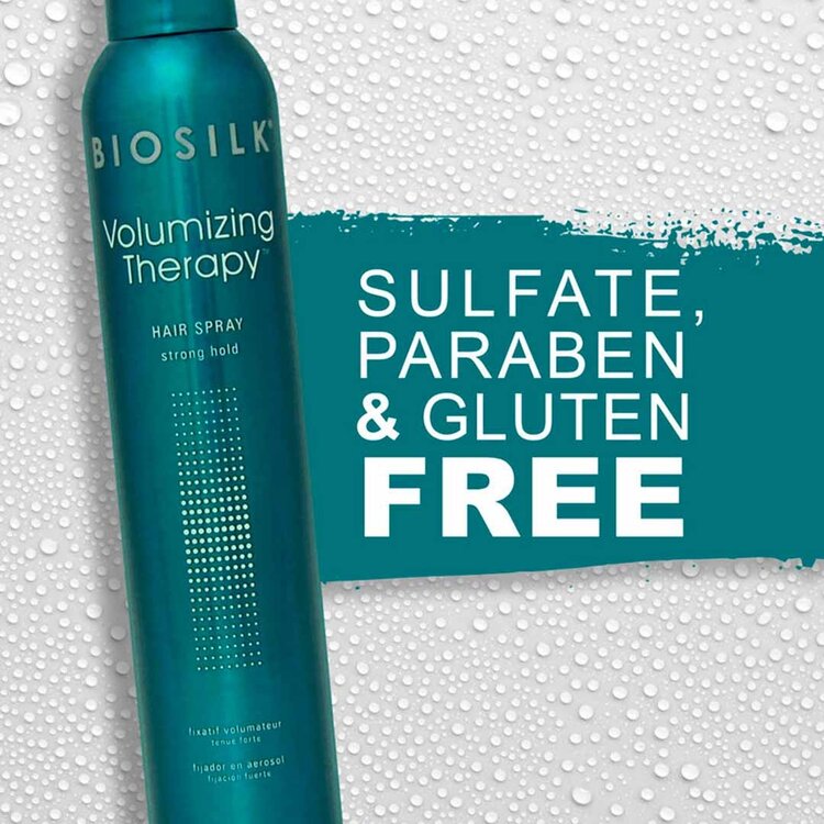 BIOSILK Volumizing Therapy | Hair Spray Strong Hold - Fixation forte et volume durable